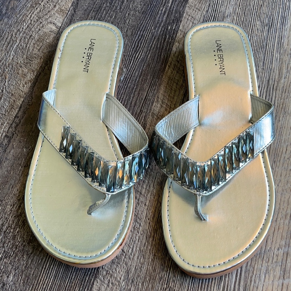 NEW Lane Bryant sandals size 9/10 wide